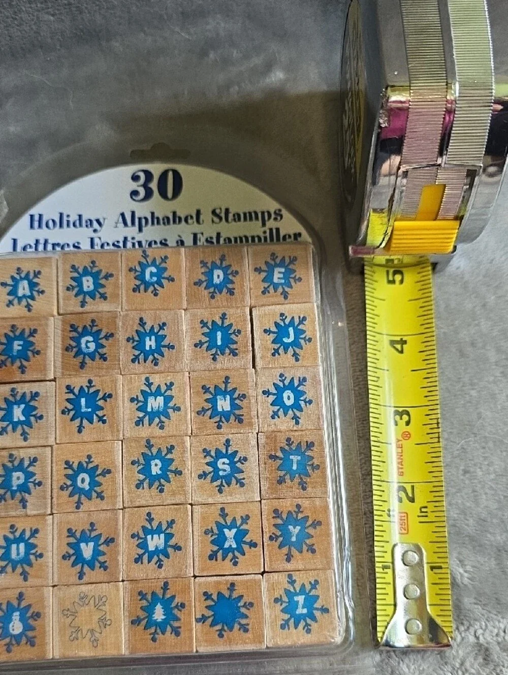 Michaels Holiday Alphabet Stamps
